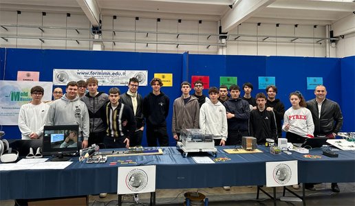 l'IS Fermi di Mantova protagonista alla Fiera dell'Elettronica di Gonzaga