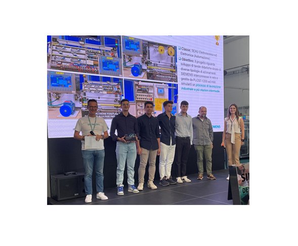 La 5EAU quinta classificata ai Campionati Nazionali di Automazione SIEMENS 2023